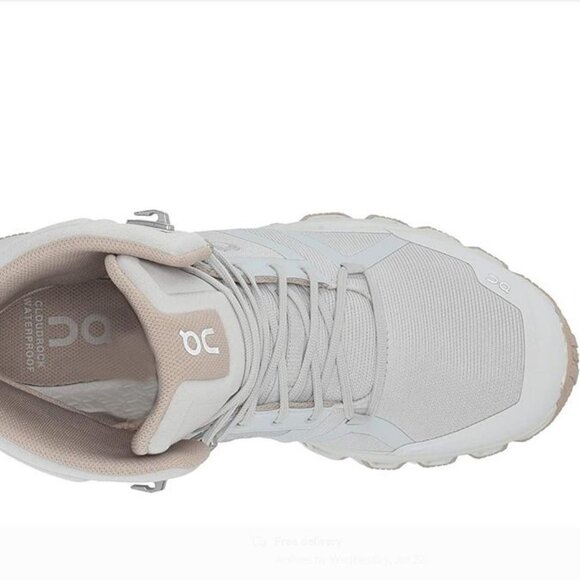 Brand new Women ON Cloudrock Waterproof Shoe Sz 11 US Glacier/Sand 23.99852 - Picture 4 of 6